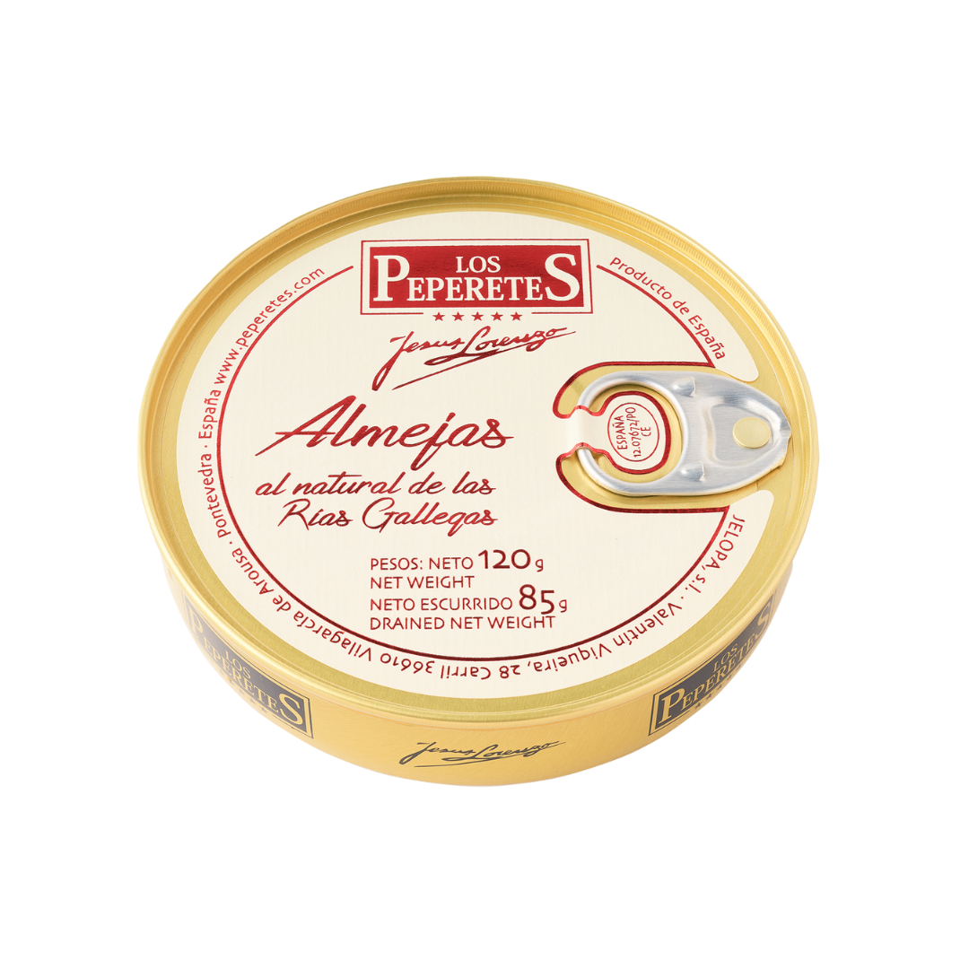 Scoici în stare naturală, 30 bucăți - 120gr Los Peperetes