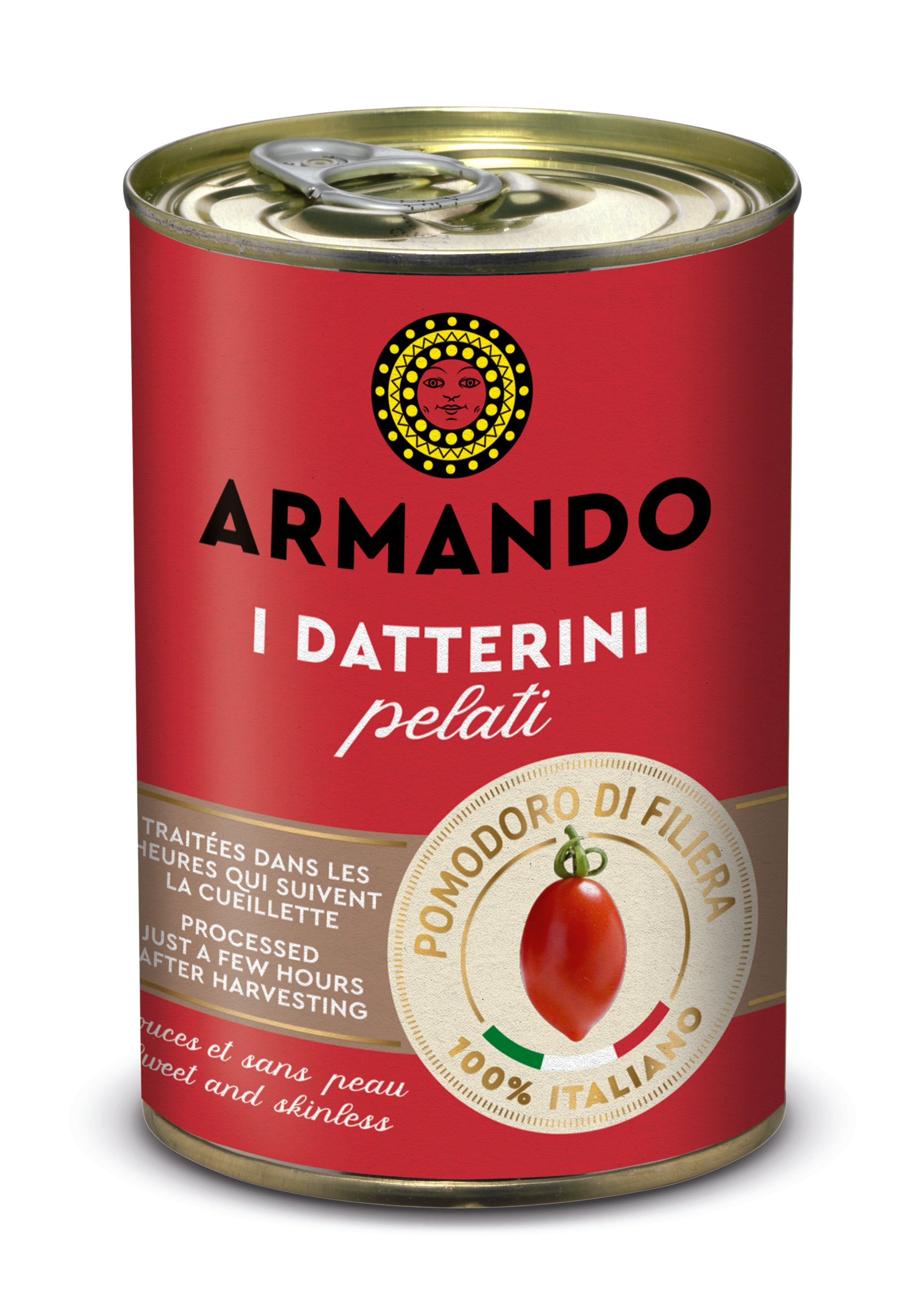 Rosii pelati Datterini, 400 gr - Armando