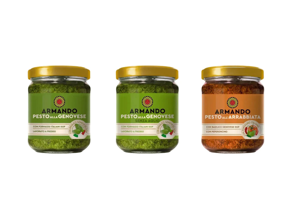 Pesto Ligurian rosu picant ALL`ARRABBIATA, 180 gr - Armando