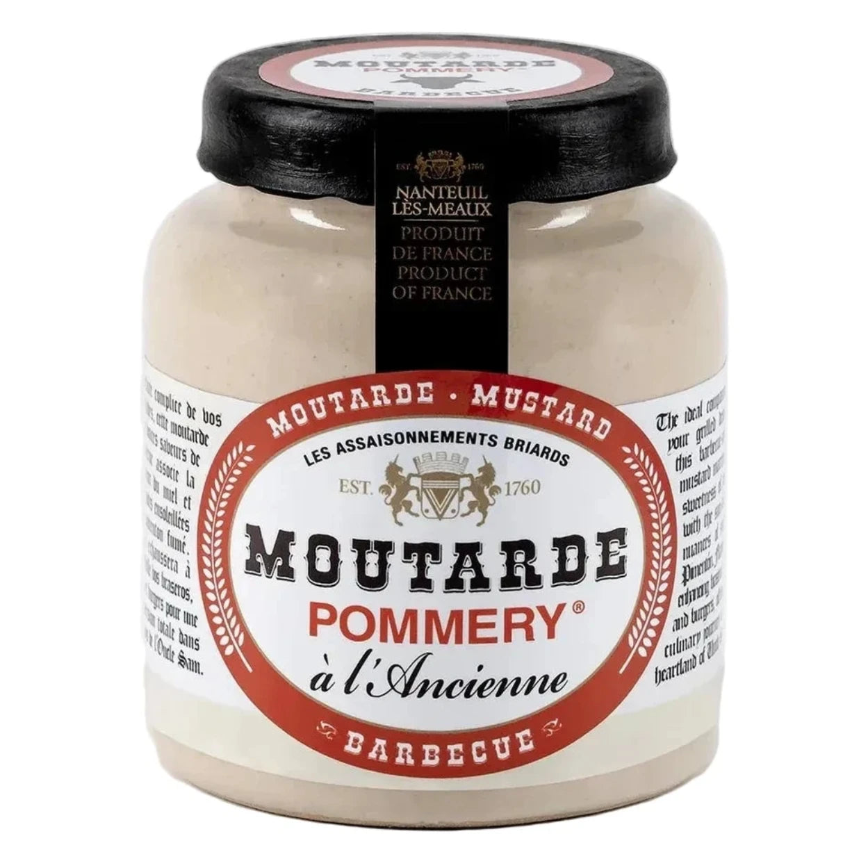 Muștarul Pommery® Barbecue 100 g -  Moutarde de Meaux® Pommery®