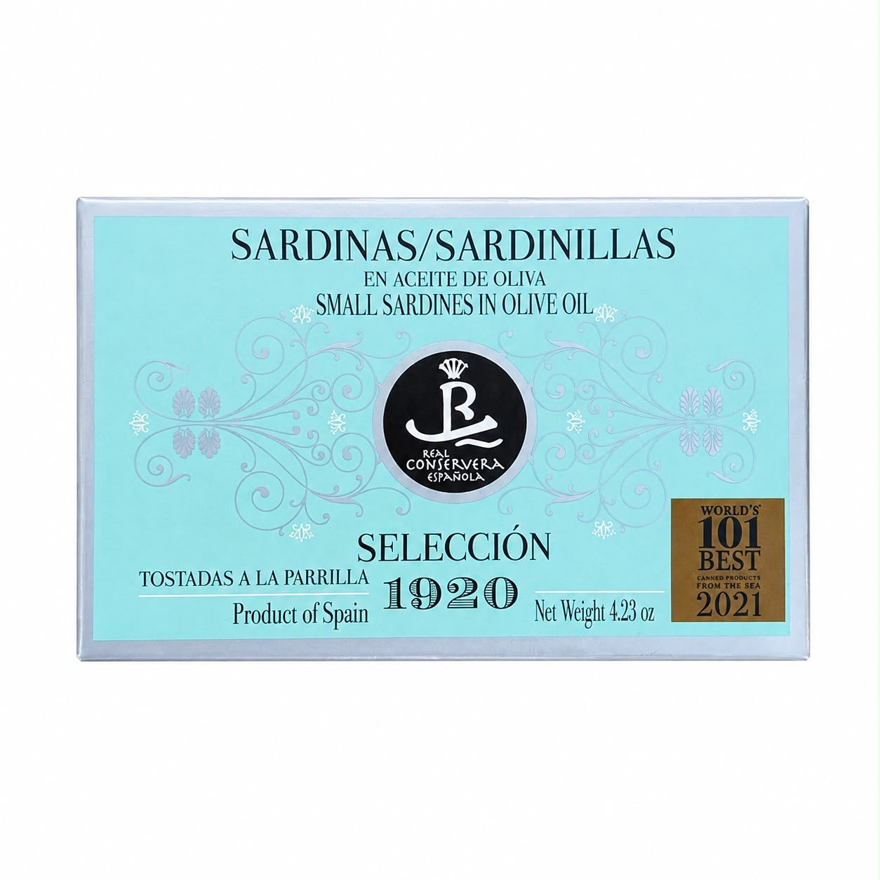 Baby sardine în ulei de măsline, 120 g - Selecția 1920, Spania