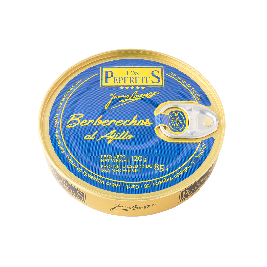 Scoici  în  sos de usturoi -120gr Los Peperetes