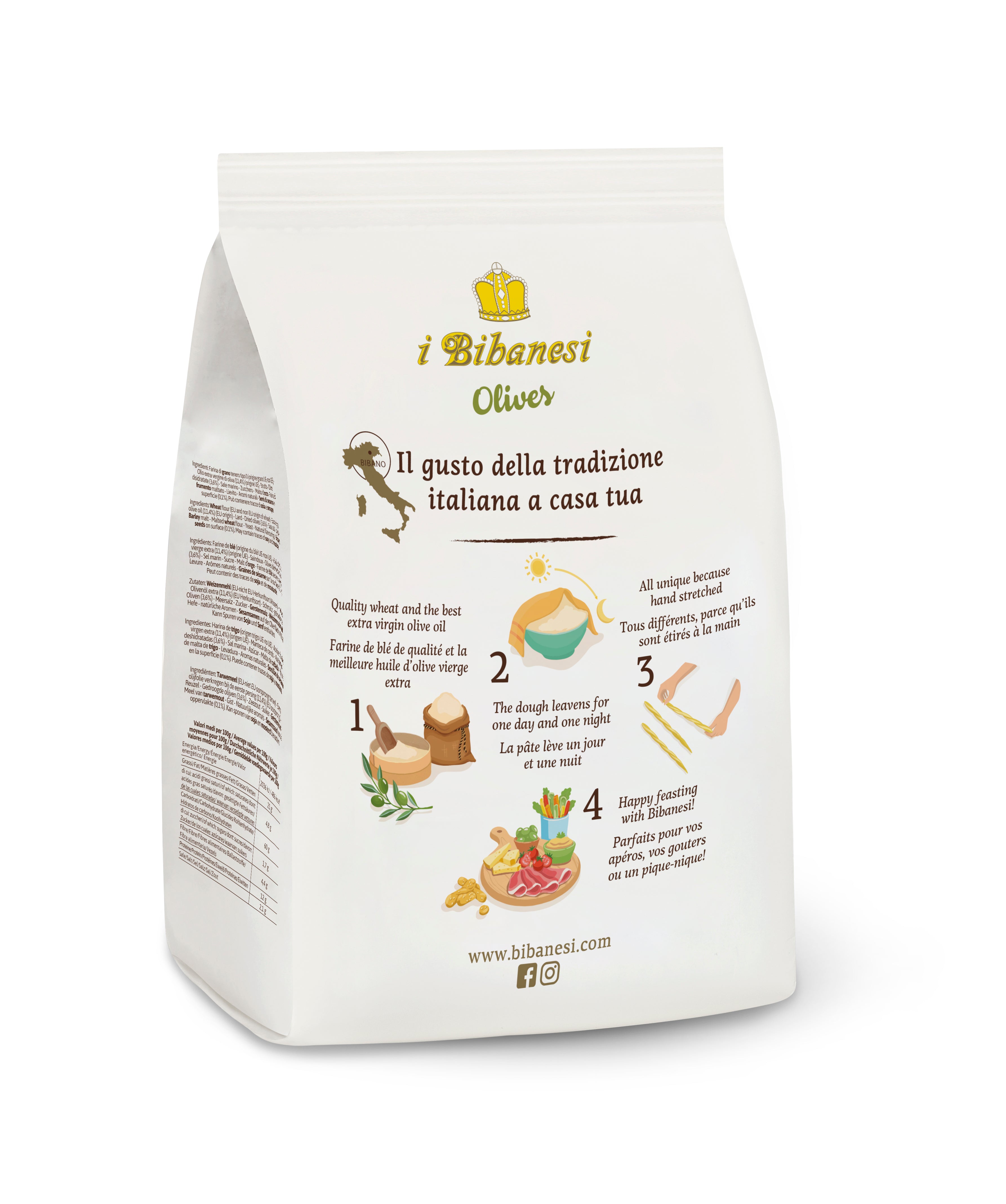 Grisine cu Masline, 100 gr - Bibanesi