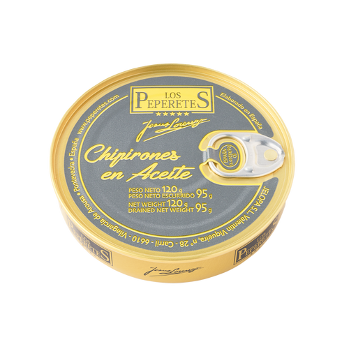Calamar mic în ulei de măsline -120gr Los Peperetes
