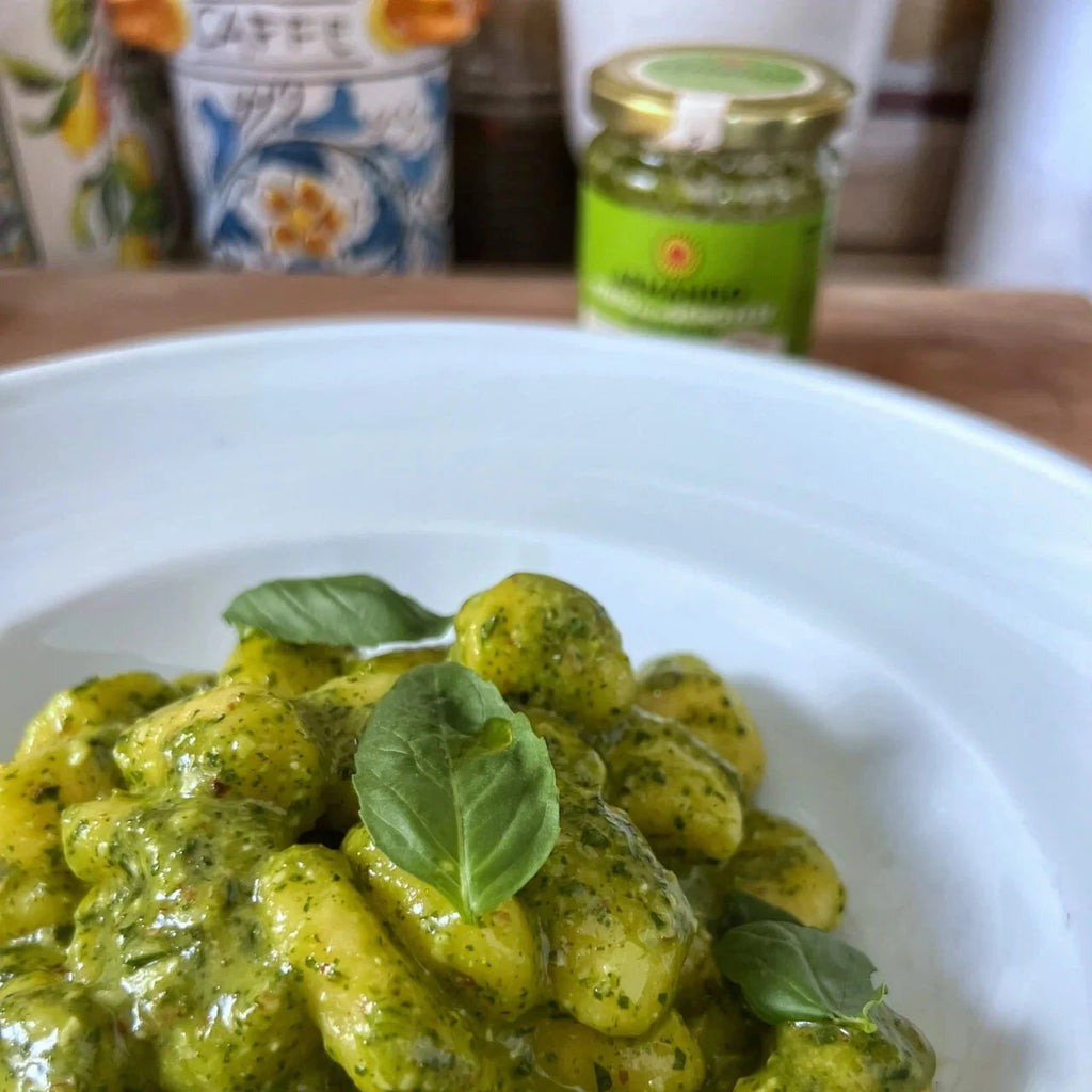 Pesto alla genovese cu busuioc Genovese D.O.P., 180 gr - Armando