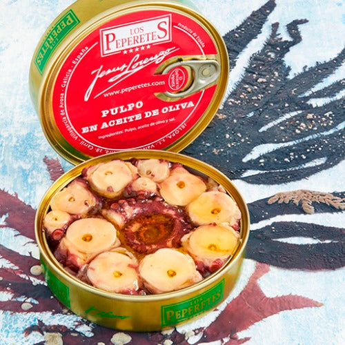 Caracatiță în ulei de măsline - 120gr Los Peperetes