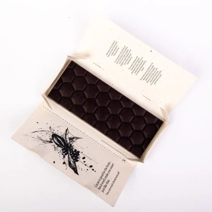 Ciocolată neagră, 100% cacao | Bean-to-Bar, 60gr Kokowa