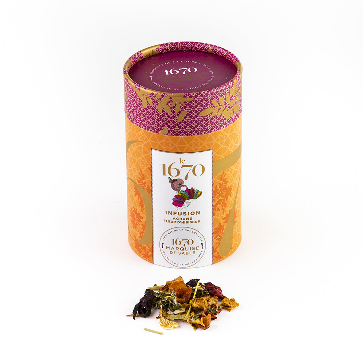 Ceai infuzie de citrice, 50 g, Colectia 1670, Le Sablésienne, Franța