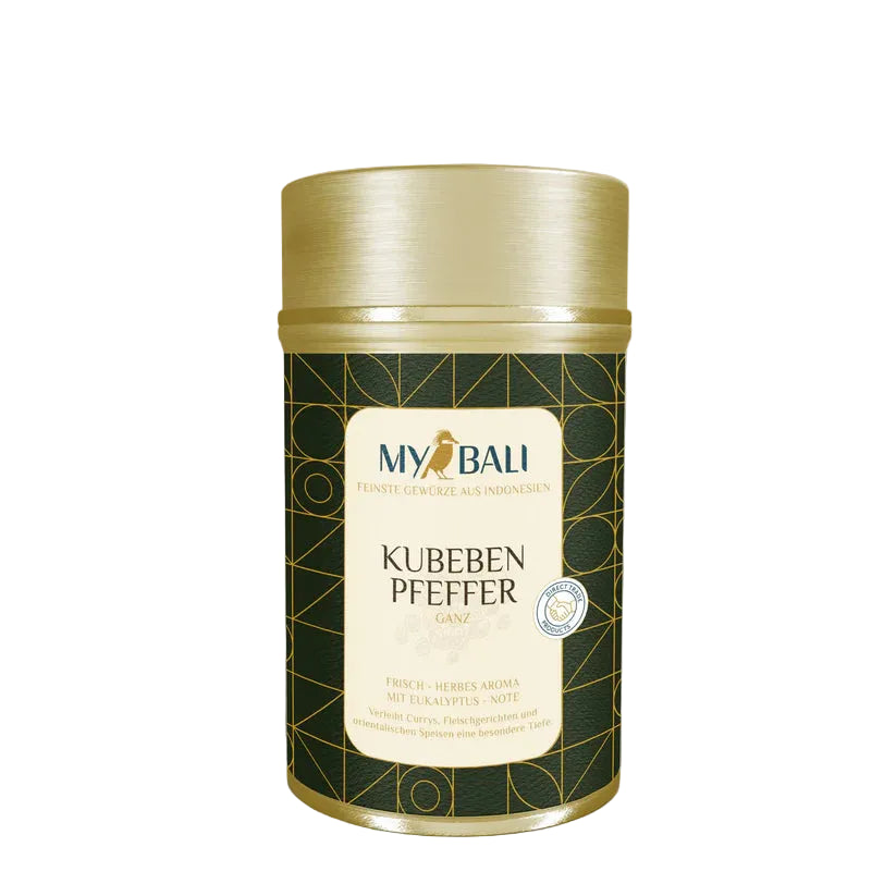Boabe de piper Cubeb (întregi), 40gr MYBALI