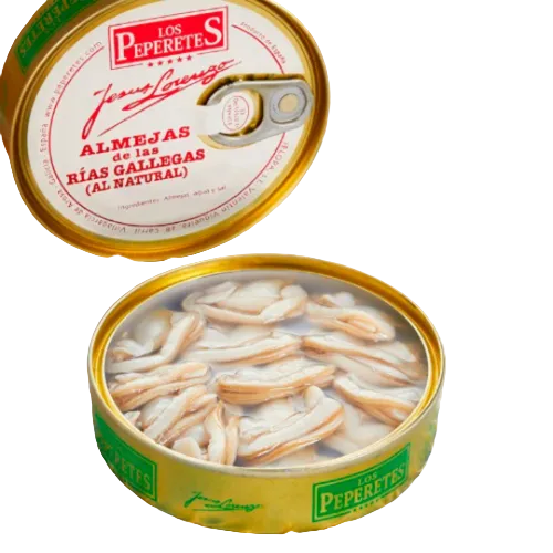 Scoici în stare naturală, 30 bucăți - 120gr Los Peperetes