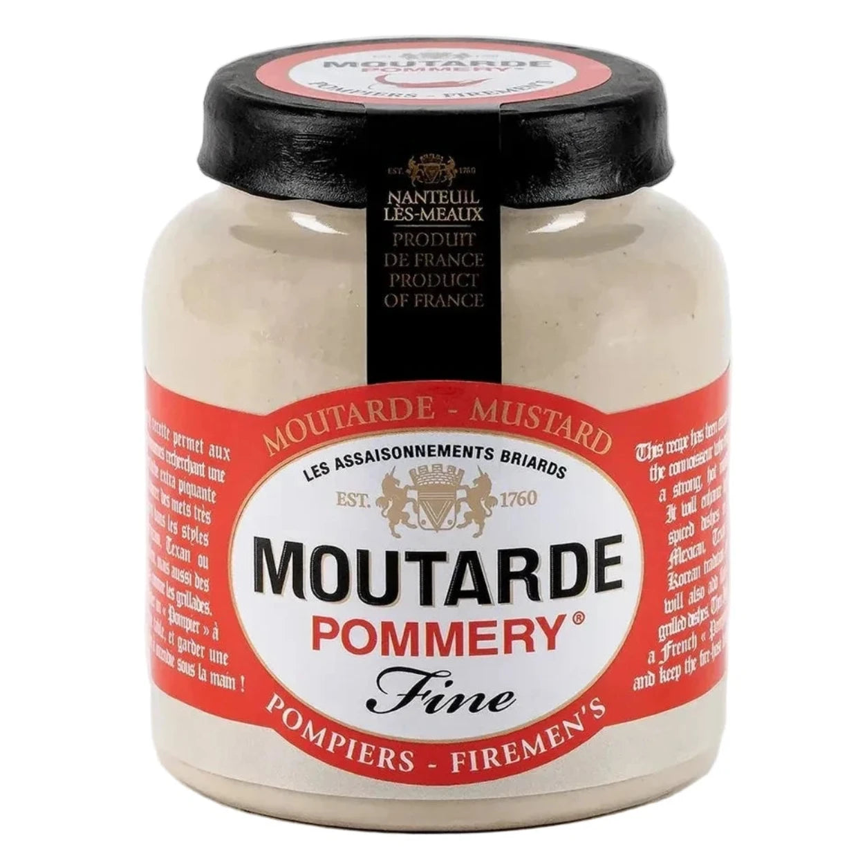 Muștarul Pommery® al Pompierilor 100 g -  Moutarde de Meaux® Pommery®