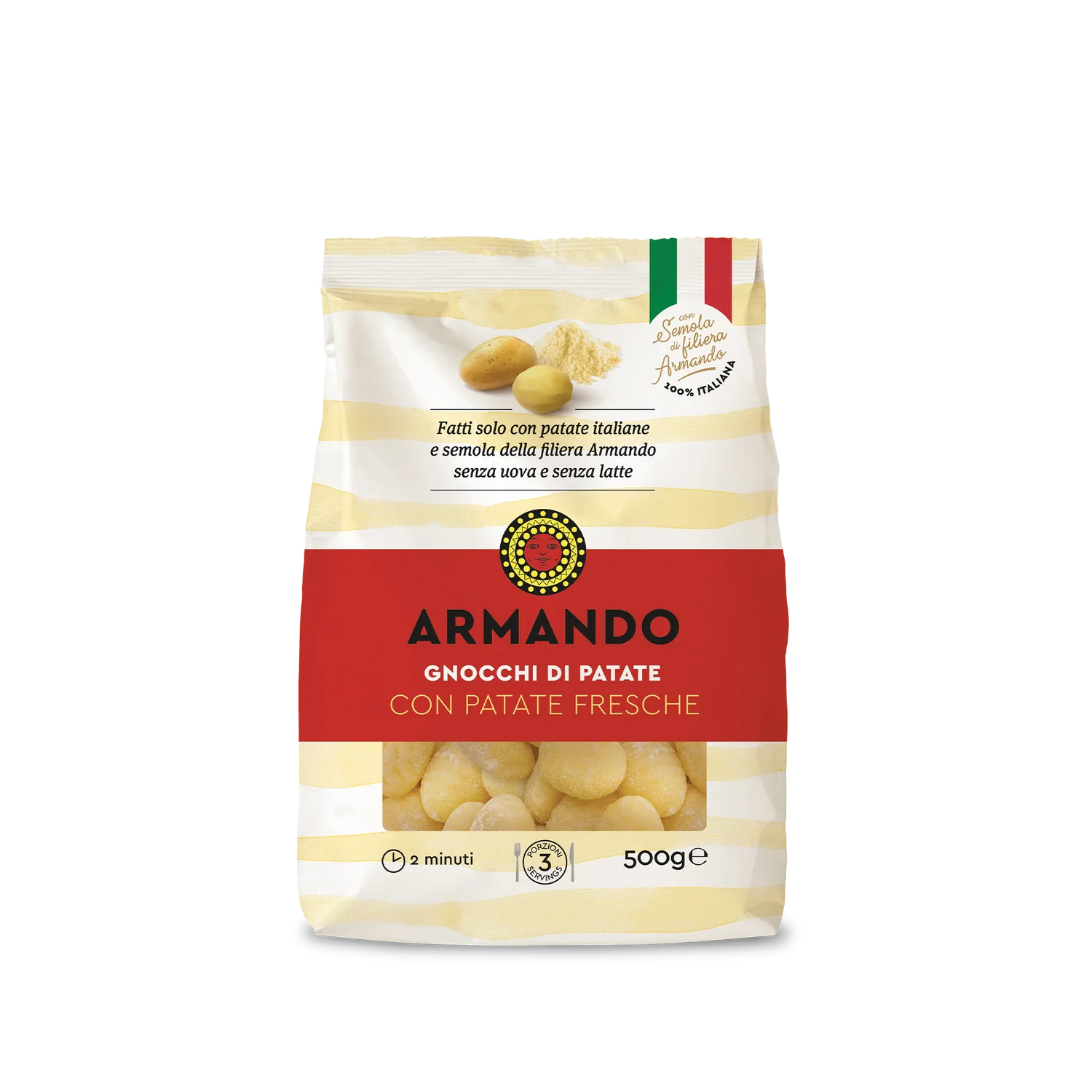 Paste Gnocchi Di Patate Premium, 500 gr - Armando