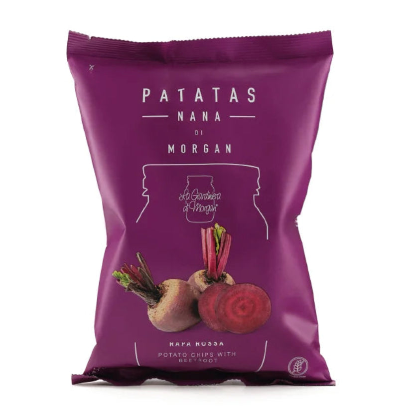Chipsuri cu sfecla rosie(reteta lui Morgan), 40gr Patatas Nana
