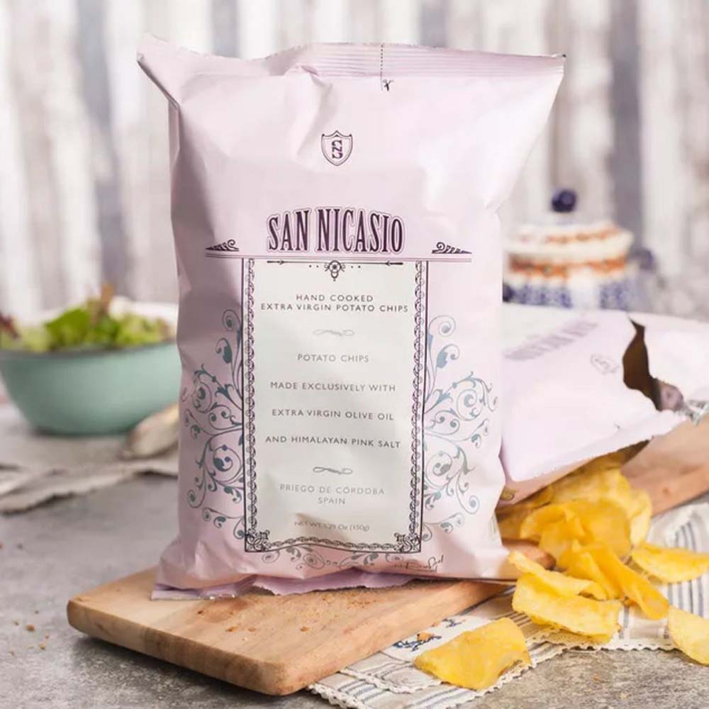 Chipsuri de cartofi cu ulei de măsline extravirgin - 150gr San Nicasio