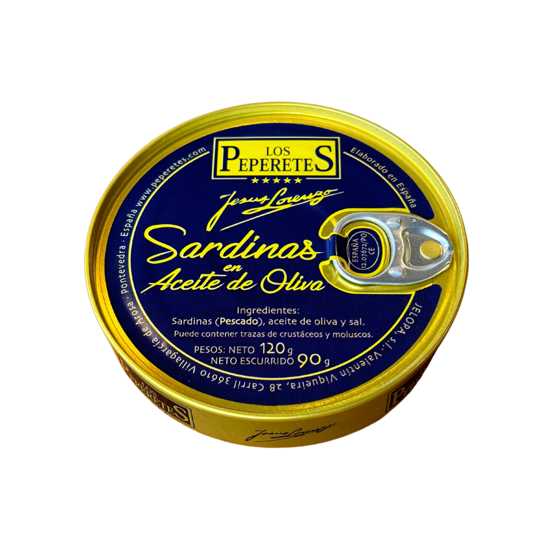 Sardine în ulei de  măsline, 120gr Los Peperetes