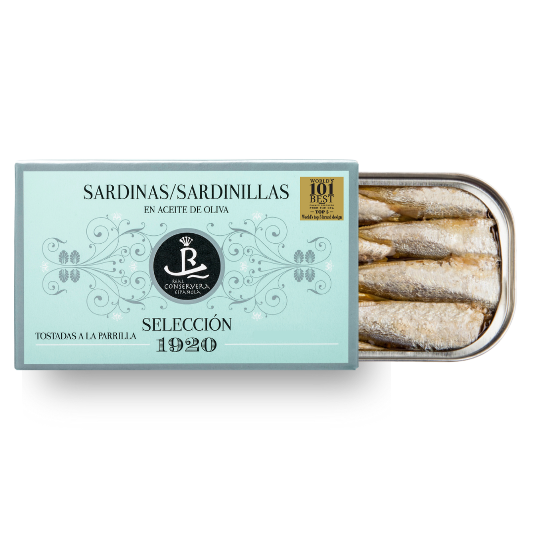 Sardine în ulei de măsline, 120 g - Selecția 1920, Spania