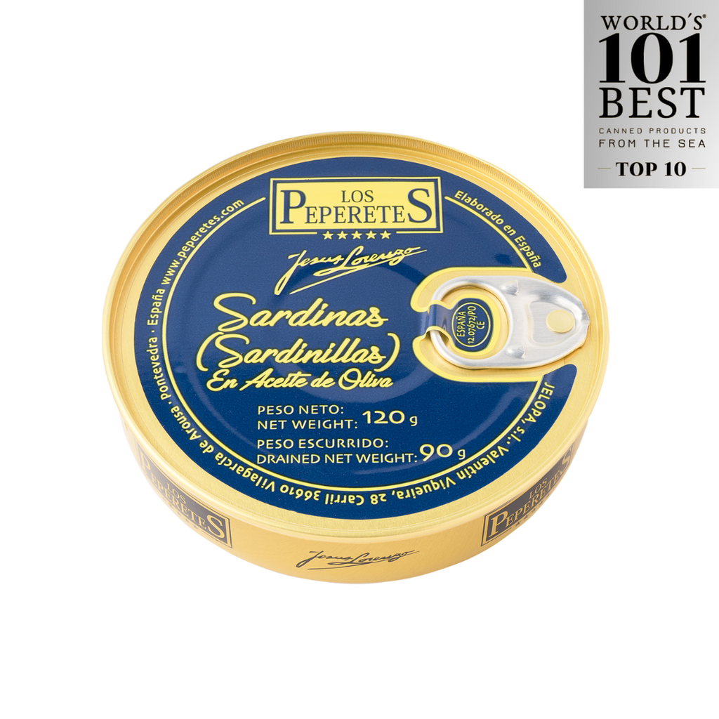 Sardinele în ulei de măsline - 120gr Los Peperetes