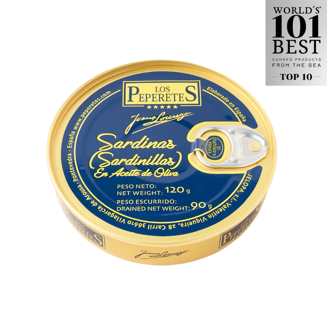 Sardinele în ulei de măsline - 120gr Los Peperetes