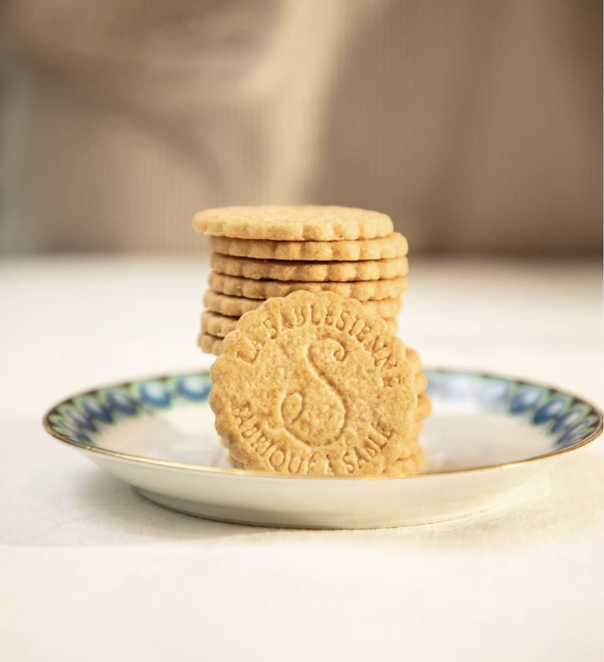 Biscuiți Sablés natur cu unt proaspăt, 100 g, Le Sablésienne, Franța