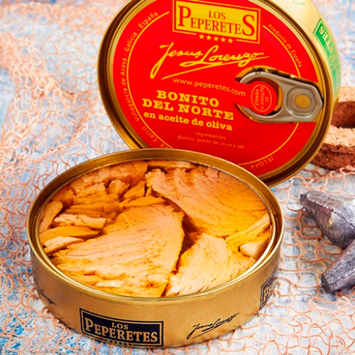 Ton alb nordic în ulei de măsline - 120gr Los Peperetes