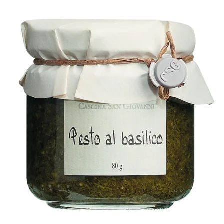 Pesto de busuioc, 80gr Cascina San Giovanni