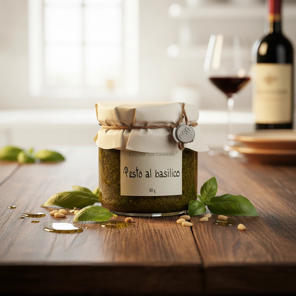 Pesto de busuioc, 80gr Cascina San Giovanni