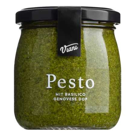 Pesto în stil genovez cu busuioc si cu usturoi, 180gr Viani