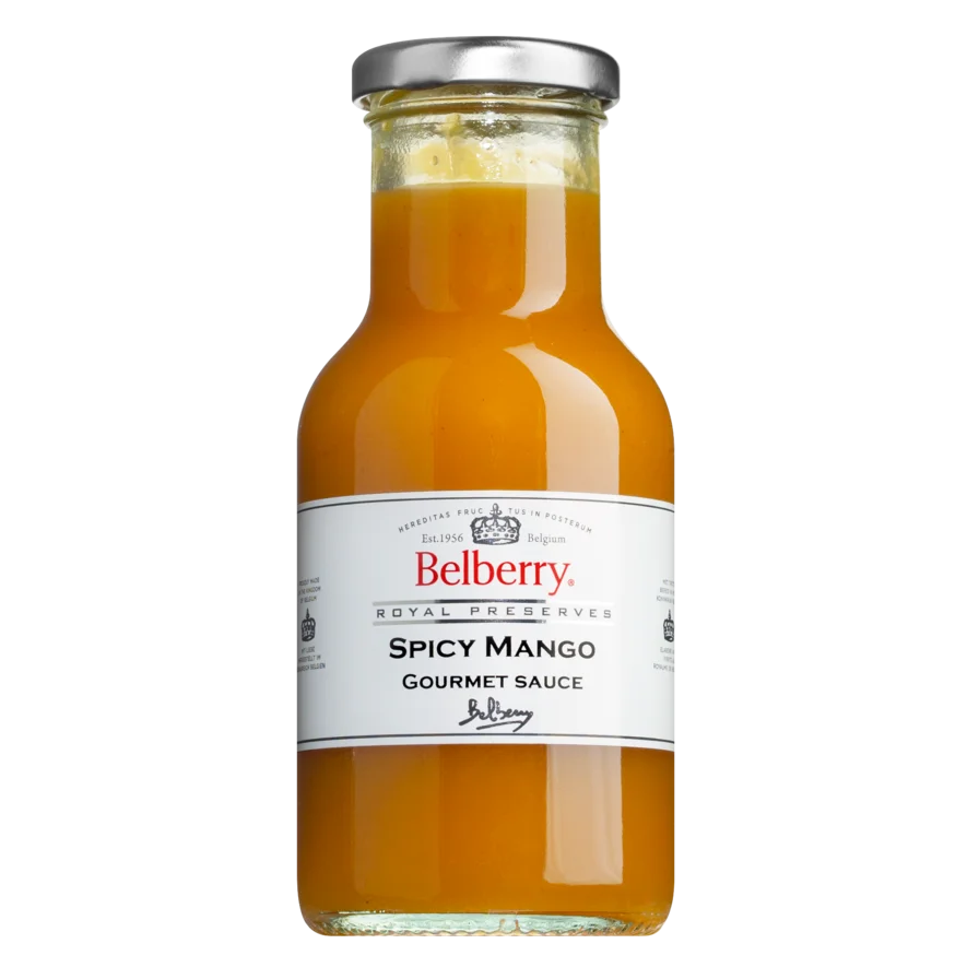 Sos picant gourmet din mango și condimente, 250 ml Belberry