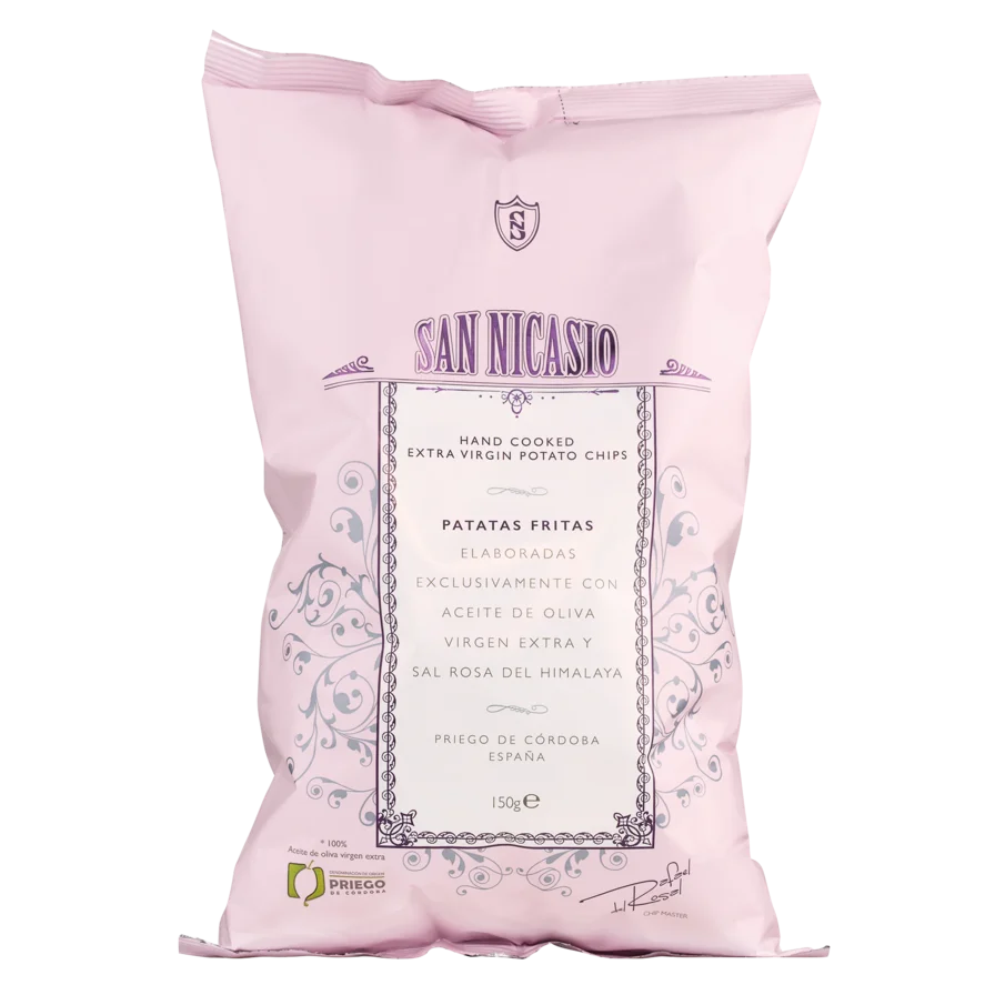 Chipsuri de cartofi cu ulei de măsline extravirgin - 150gr San Nicasio