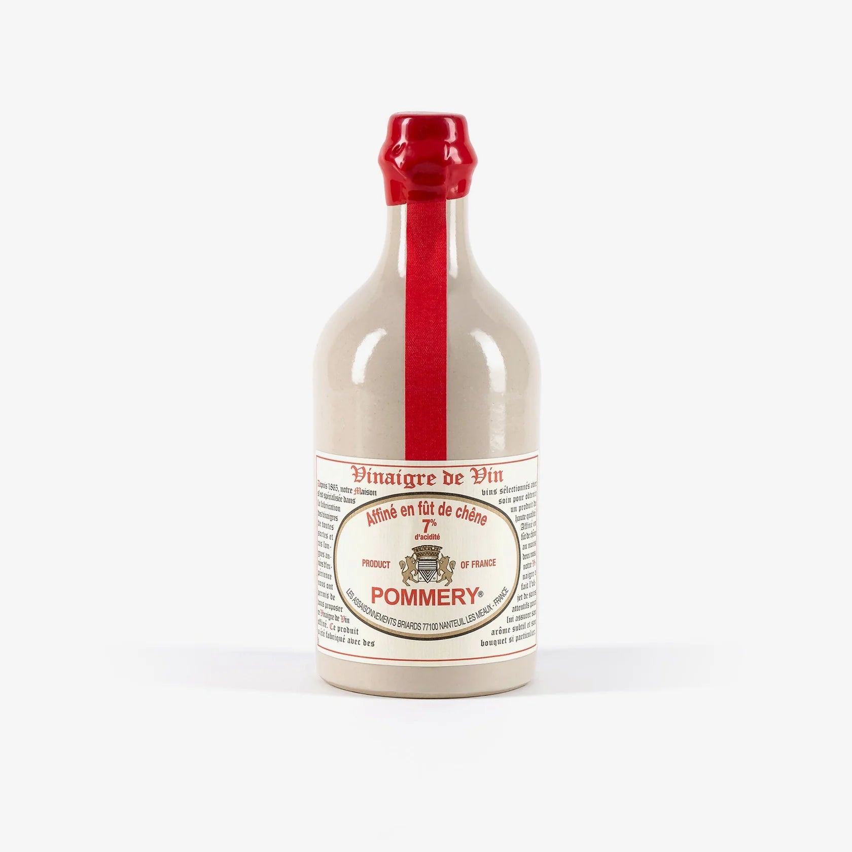 Oțet alcoolic 6% cu sirop aromat de zmeură 500 ml Pommery® -  Moutarde de Meaux® Pommery®