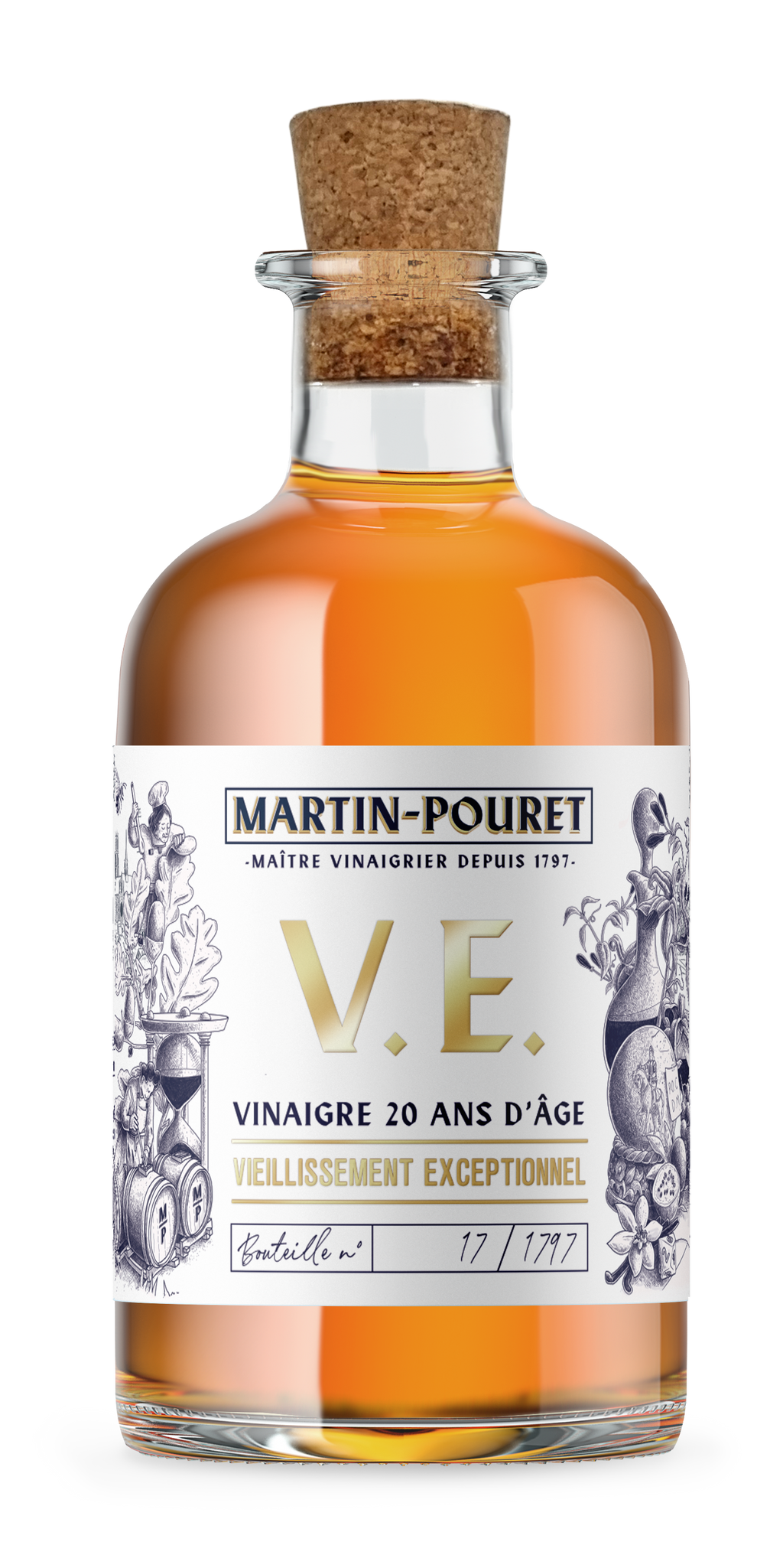 Oțet maturat 20 ani, 200 ml, Martin Pouret, Franța
