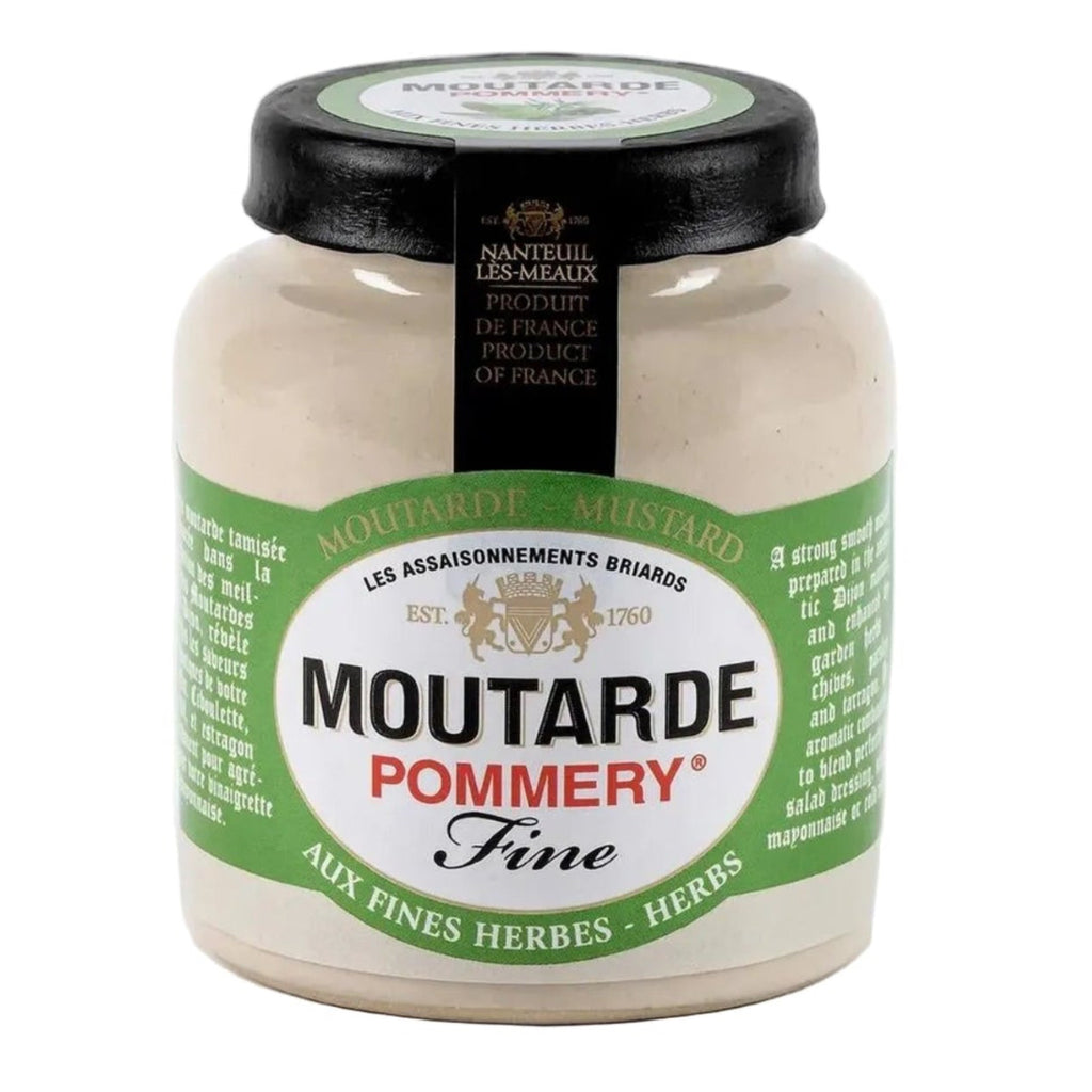 Muștar Pommery® cu ierburi fine, 100 gr - Moutarde de Meaux® Pommery®