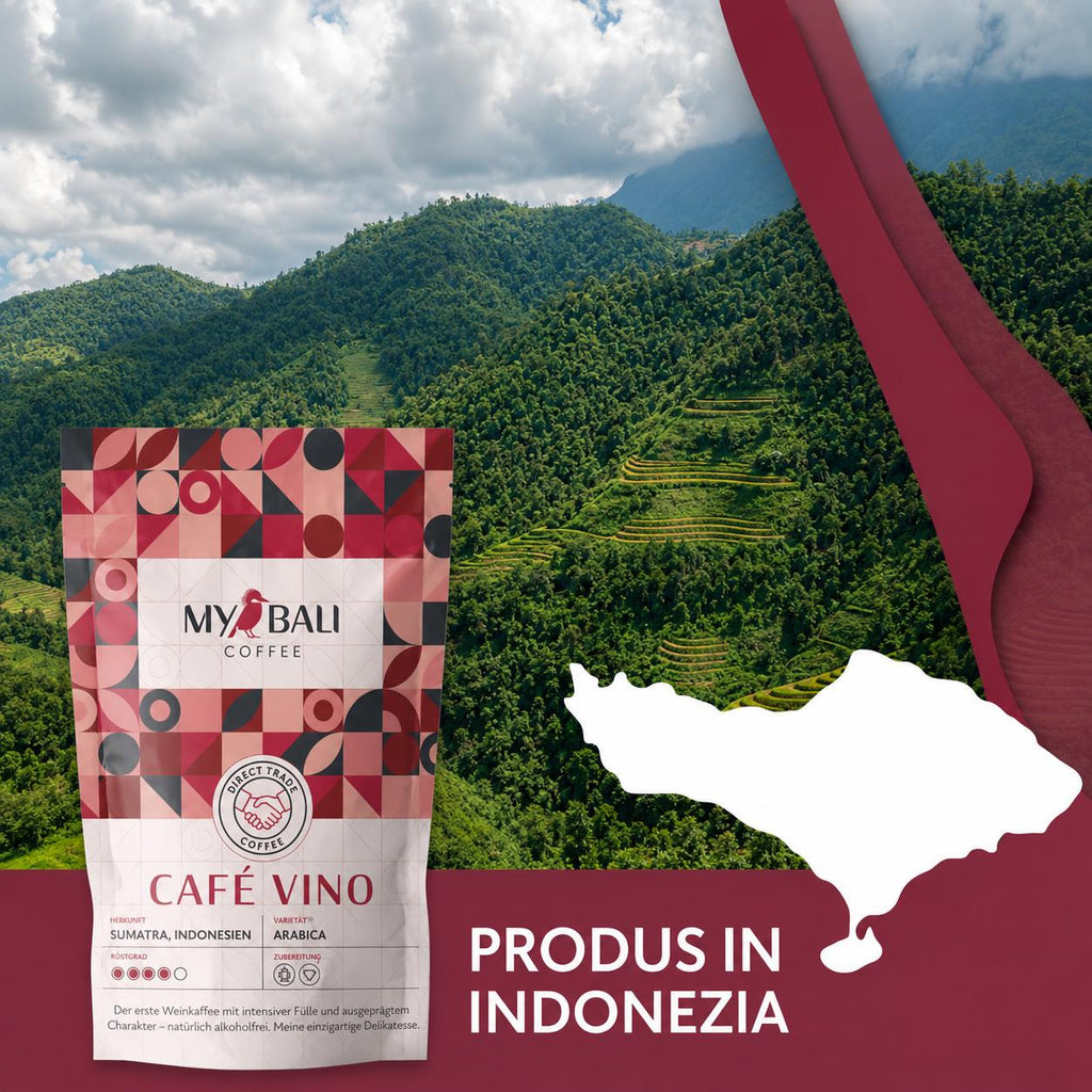 Cafea cu aroma de vin, 250gr MYBALI