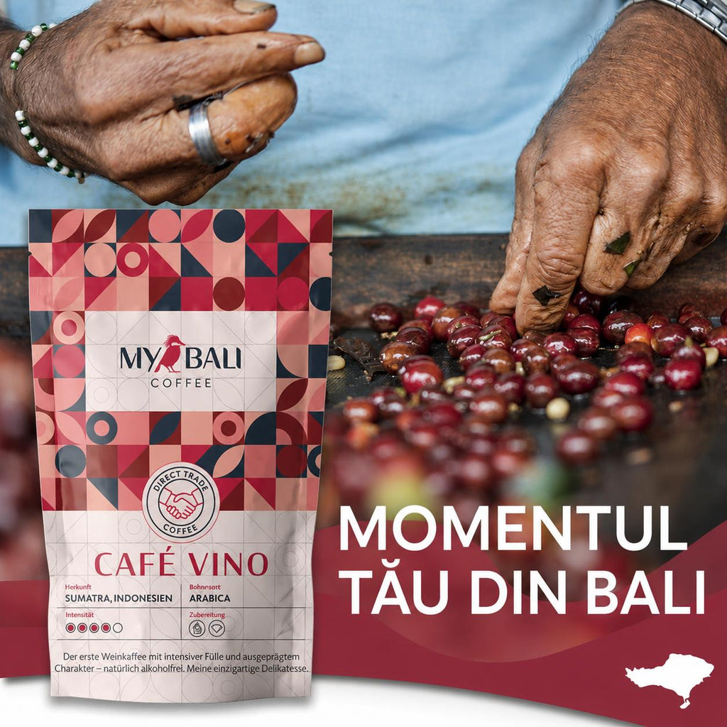 Cafea cu aroma de vin, 250gr MYBALI