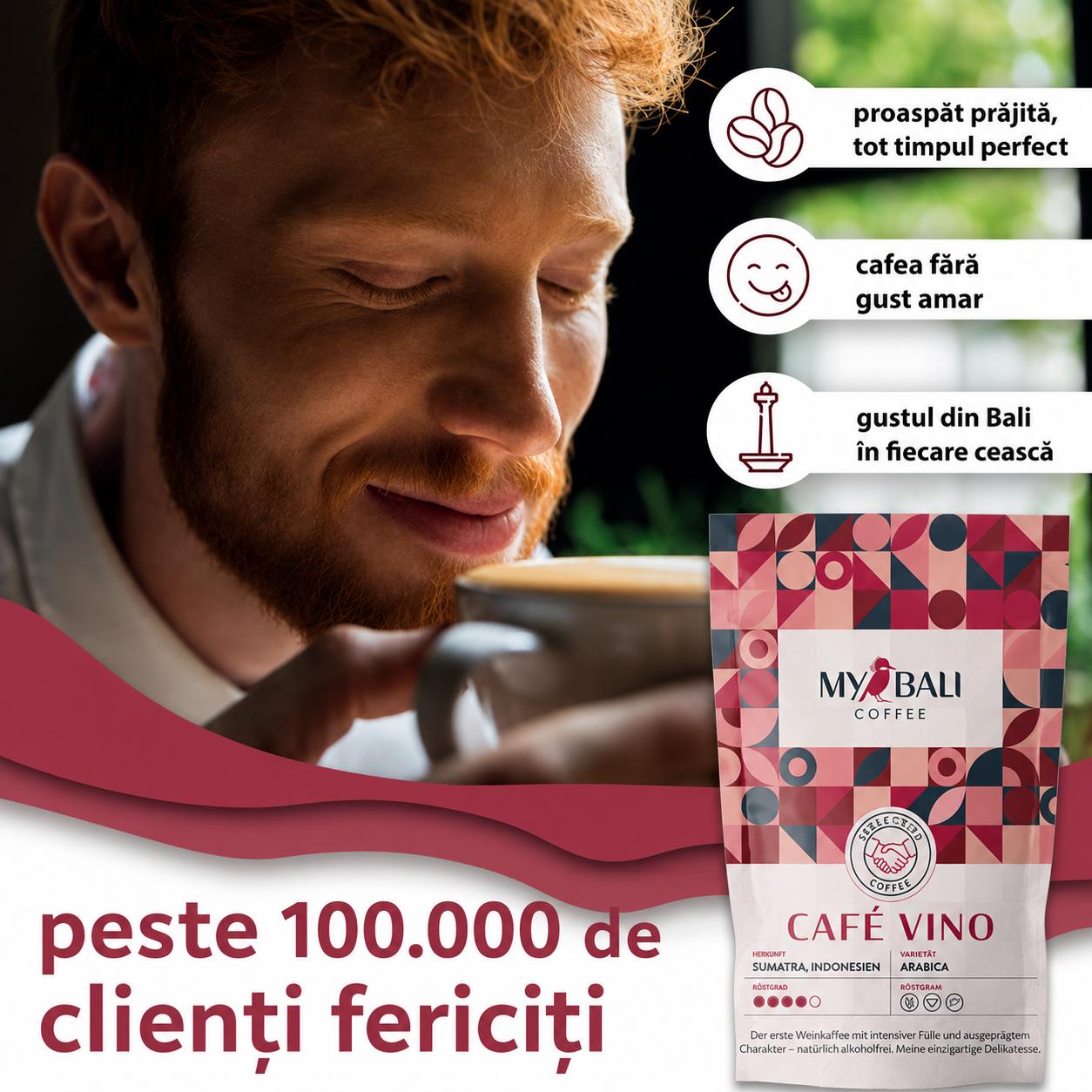 Cafea cu aroma de vin, 250gr MYBALI