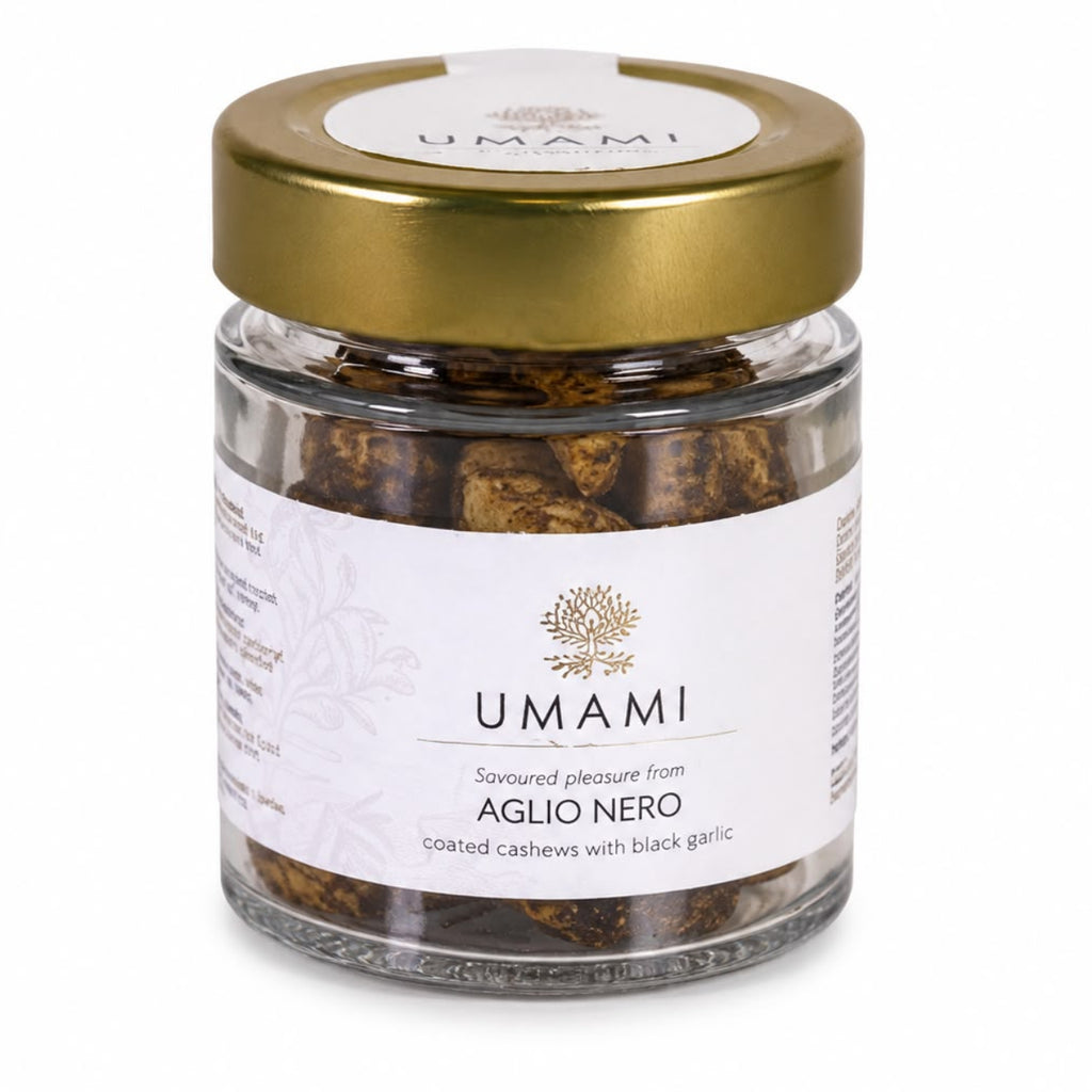Nuci caju picante cu usturoi negru, 70gr Umami Gourmet