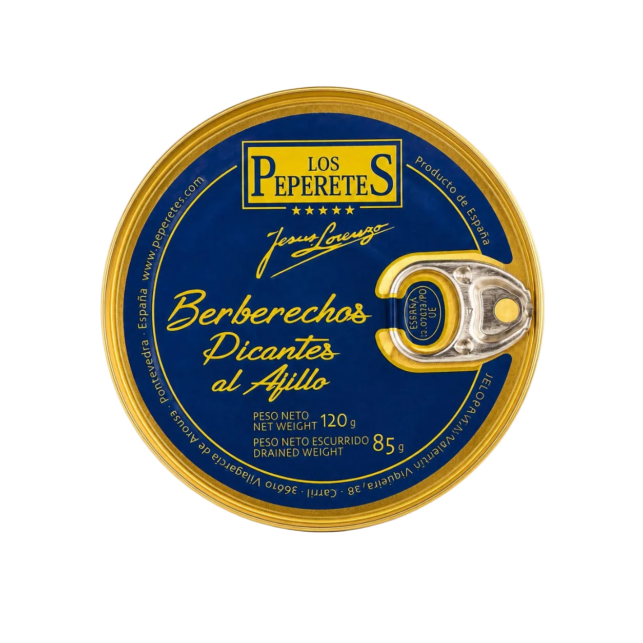 Scoici  picante în  sos de usturoi - 120gr Los Peperetes