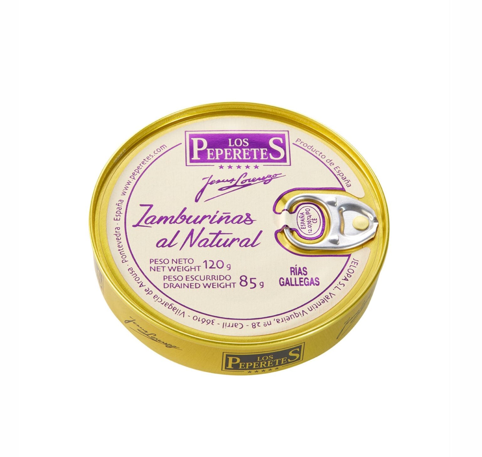 Scoici naturale - 120gr Los Peperetes (noutate producător)