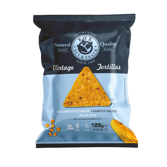 Chipsuri tortilla ușor sărate, 125gr Fox Nut & Snack