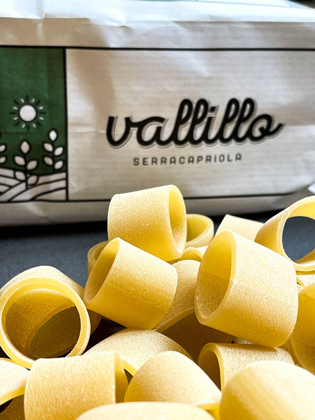 Calamarata - paste artizanale 100% italiene, 500gr Vallillo