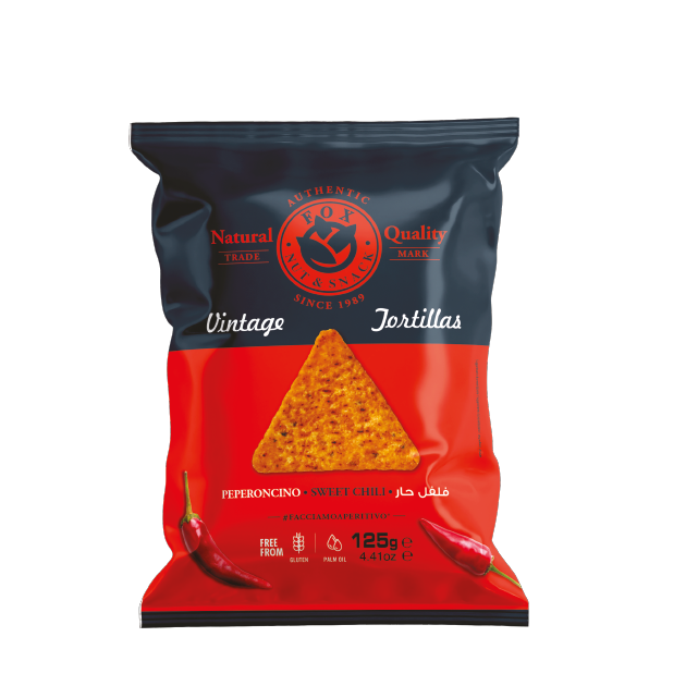 Tortilla dulce cu chili, 125gr Fox Nut & Snack