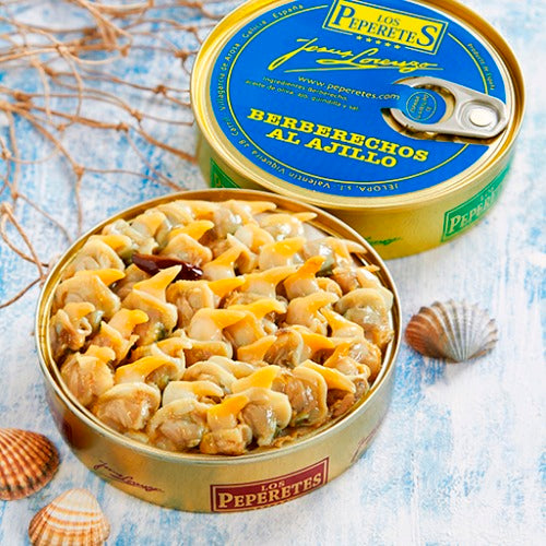 Scoici  în  sos de usturoi -120gr Los Peperetes