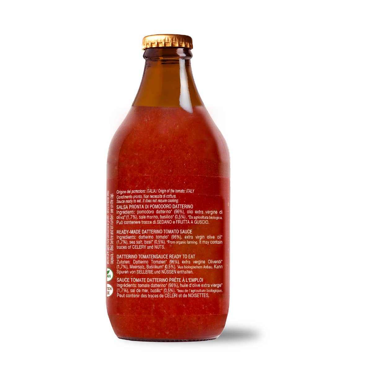 Sos gata preparat de roșii cherry bio, 330gr Convivia