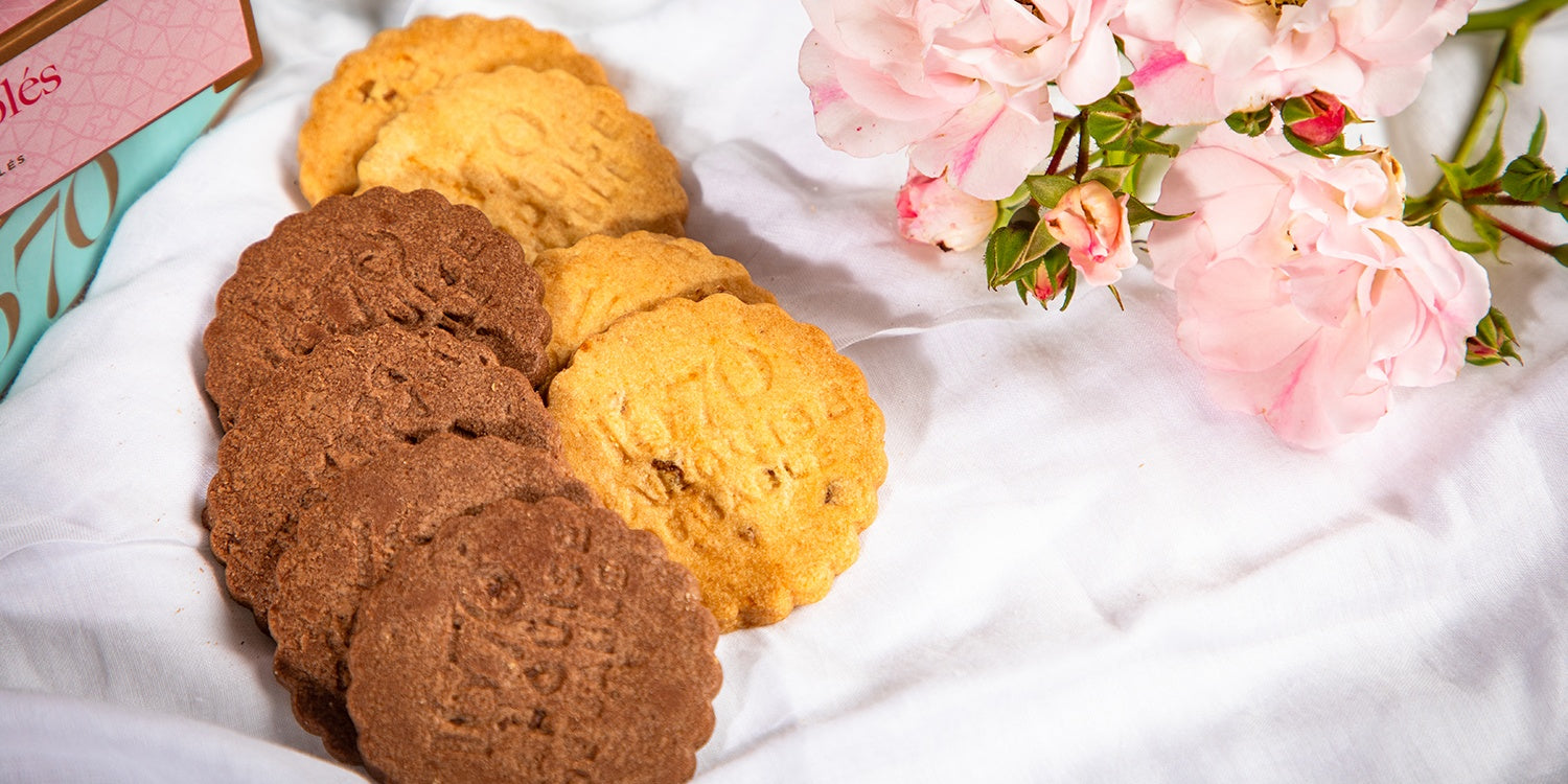 Biscuiți Sablés cu ciocolată, 100 g, Le Sablésienne, Franța