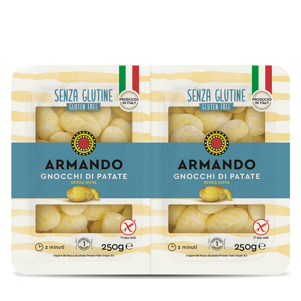 Paste Gnocchi di patate fara gluten, 500 gr, 2buc. a cate 250 gr - Armando