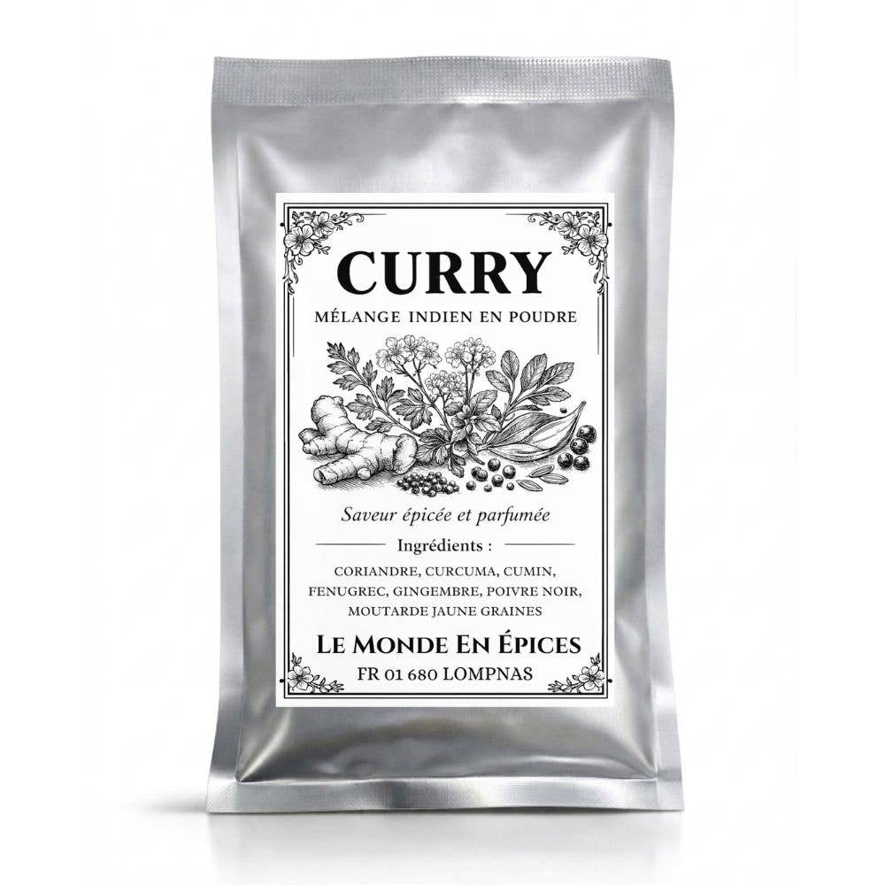 Pudră de curry ușoară, 50 gr Tradition Nature