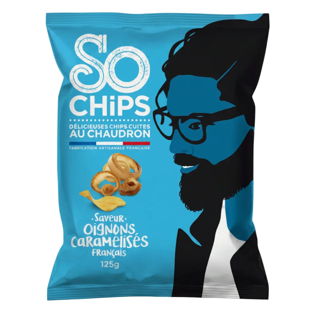 Chipsuri de ceapă caramelizată, 125gr So Chips