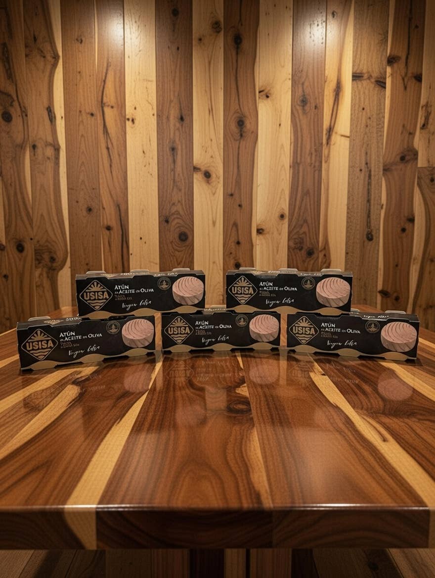 Ton în ulei de măsline extravirgin, pachet 3x52gr (156g) USISA