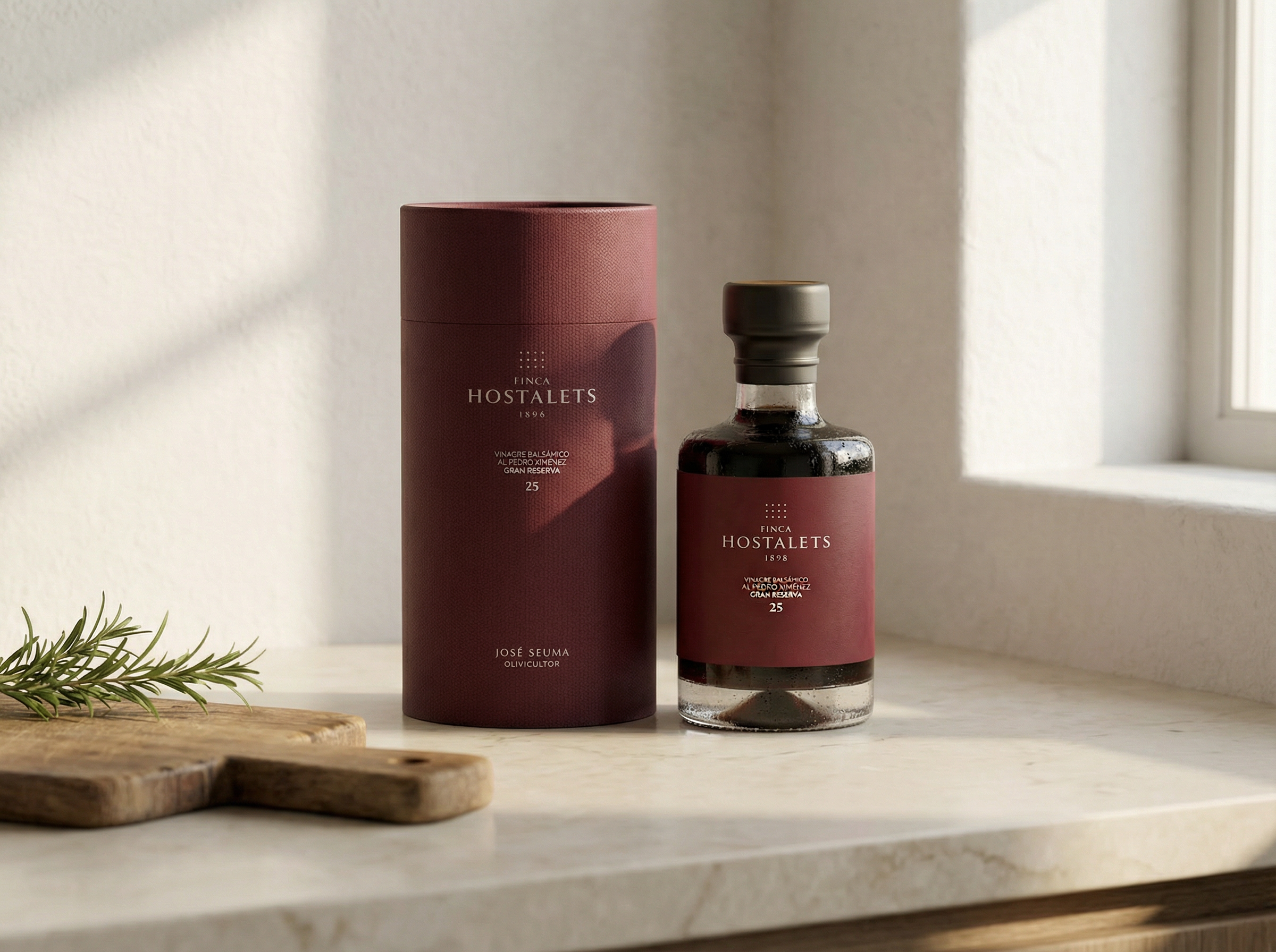 Oțet balsamic de 25 de ani - D.O. Montilla-Moriles, 100 ml Finca Hostalets