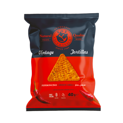 Tortilla dulce cu chili, 40gr Fox Nut&Snack